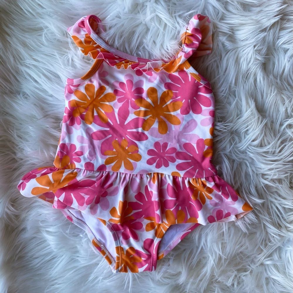 Floral One Piece Swim